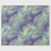 Tanzanite Blue Liquid Pattern Cadeaupapier (Vlak)