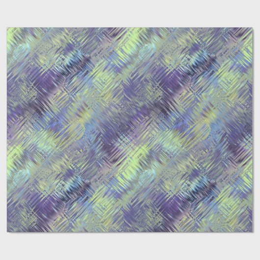 Tanzanite Blue Liquid Pattern Cadeaupapier (Vlak)