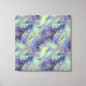 Tanzanite Blue Liquid Pattern Canvas Afdruk (Voorkant)