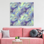 Tanzanite Blue Liquid Pattern Canvas Afdruk (Insitu (Woonkamer))