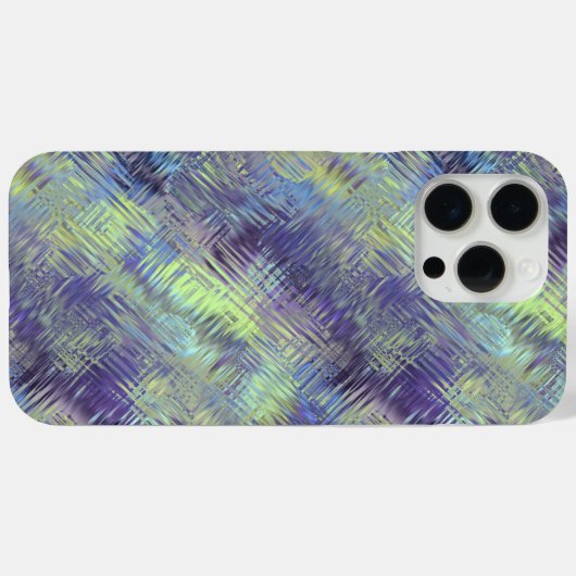 Tanzanite Blue Liquid Pattern Case-Mate iPhone Case (Achterkant (horizontaal))