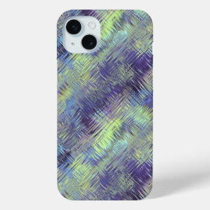 Tanzanite Blue Liquid Pattern iPhone 15 Mini Hoesje