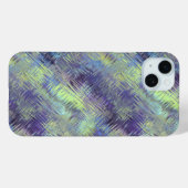 Tanzanite Blue Liquid Pattern Case-Mate iPhone Case (Achterkant (horizontaal))