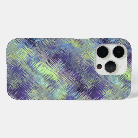Tanzanite Blue Liquid Pattern Case-Mate iPhone Case (Achterkant (horizontaal))