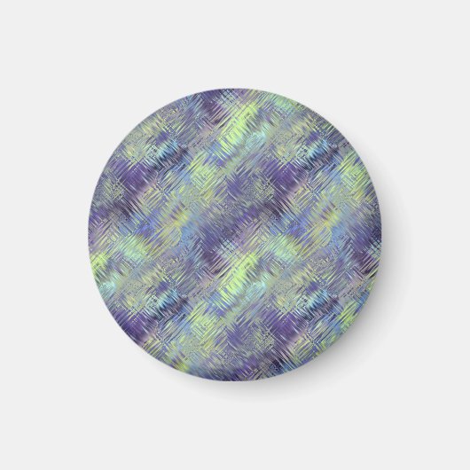 Tanzanite Blue Liquid Pattern Magneet (Voorkant)