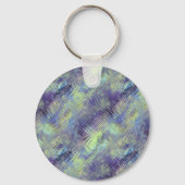 Tanzanite Blue Liquid Pattern Sleutelhanger (Achterkant)