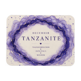 Tanzanite December Geboortesteen Flexi Magneet