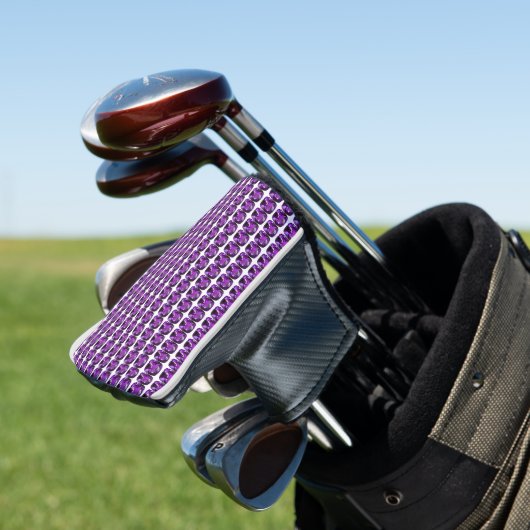 Tanzanite Gemstone Purple Golfheadcover (Insitu)