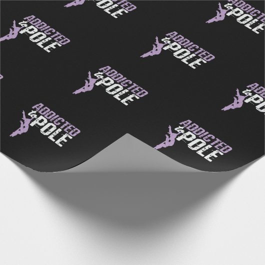 Tanzen "Addicted to Pole" Cadeaupapier (Hoek)