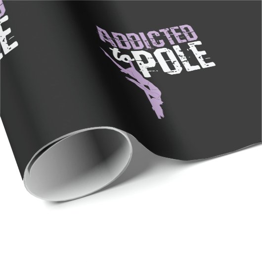 Tanzen "Addicted to Pole" Cadeaupapier (Rol Hoek)