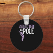 Tanzen "Verslaafd aan pool" Sleutelhanger (Voorkant)