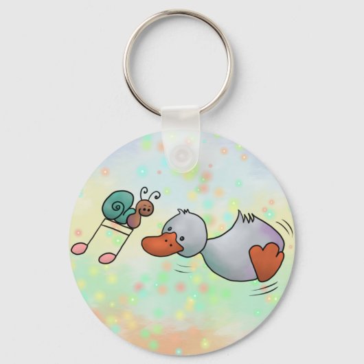 Tanzende Ente Schlüsselger Sleutelhanger (Voorkant)