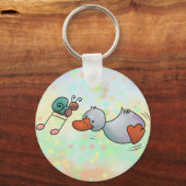 Tanzende Ente Schlüsselger Sleutelhanger (Achterkant)