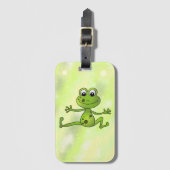 tanzender Frosch Bagagelabel (Voorkant (verticaal))