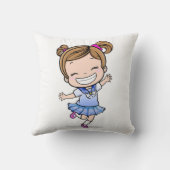 Tanzendes Mädchen Kussen (Achterkant)