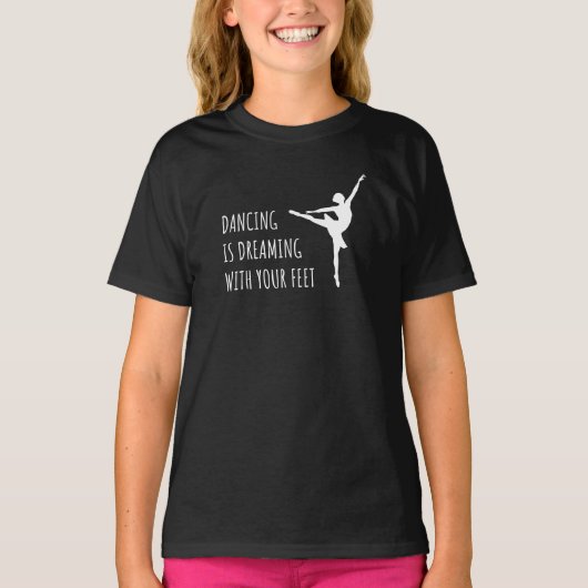 Tänzerin Ballett Träumen Tanzen T-shirt (Voorkant)