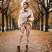 Tanzige luipaardprint - Zachte cheeta-dierenprint Leggings