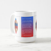 Tao #14 - het bi-kleur Dubbele Punt Koffiemok (Voorkant links)