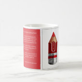 Tao #3 - De Rode Marking Stubbie Koffiemok (Center)