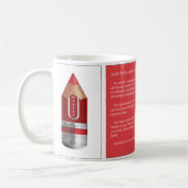 Tao #3 - De Rode Marking Stubbie Koffiemok (Links)