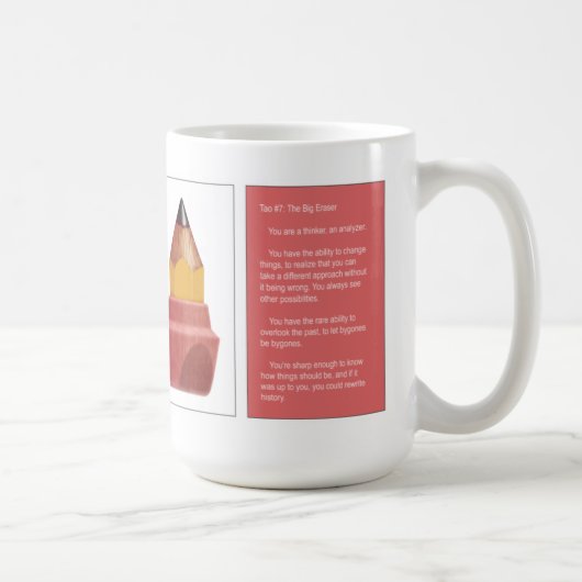 Tao #7 - De Big Eraser Coffee mok (Rechts)