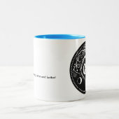 Tao Geïnspireerd overzicht van het levensontwerp v Tweekleurige Koffiemok (Center)