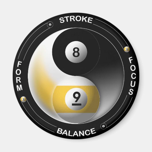Tao of Pool Magneet (Voorkant)