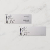 Tao Te Ching No.1/Bladwijzer Mini Visitekaartje (Voorkant / Achterkant)