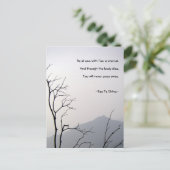 Tao Te Ching No.1/ Briefkaart (Staand voorkant)