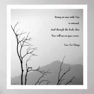 Tao Te Ching No.1 / Poster