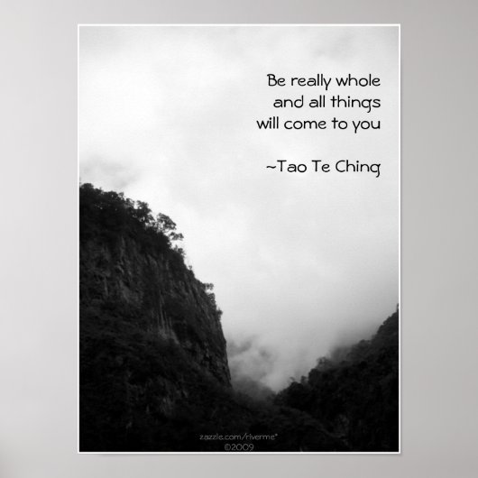 Tao Te Ching No.2/ Poster (Voorkant)