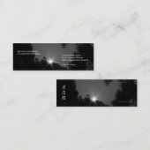 Tao Te Ching No.3/ Bladwijzer No.3/ Mini Visitekaartje (Voorkant / Achterkant)