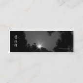 Tao Te Ching No.3/ Bladwijzer No.3/ Mini Visitekaartje (Achterkant)