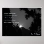 Tao Te Ching No.3/ Poster (Voorkant)