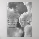 Tao Te Ching No.4/Poster Poster (Voorkant)