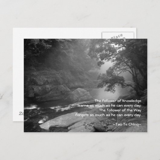 Tao Te Ching No.5/ Briefkaart No.5 (Voorkant / Achterkant)