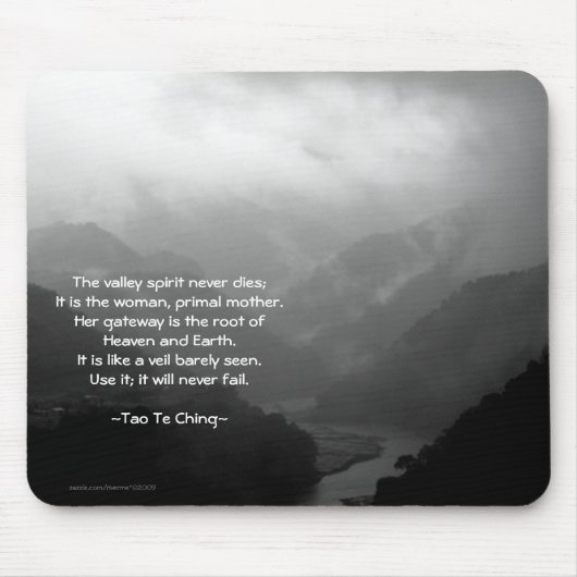 Tao Te Ching No.6 /Mousepad Muismat (Voorkant)