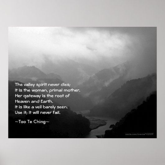 Tao Te Ching No.6/ Poster (Voorkant)