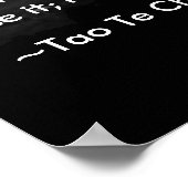 Tao Te Ching No.6/ Poster (Hoek)