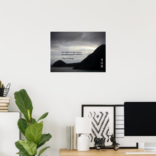 Tao Te Ching No.7/ Poster (Thuiskantoor)