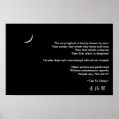 Tao Te Ching No.8 Poster (Voorkant)