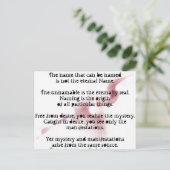 Tao Te Ching zal je leven veranderen Briefkaart (Staand voorkant)