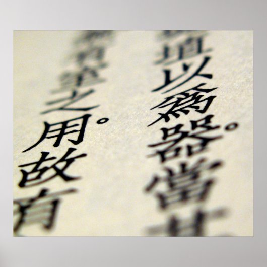 Tao Teh Ching Poster (Voorkant)