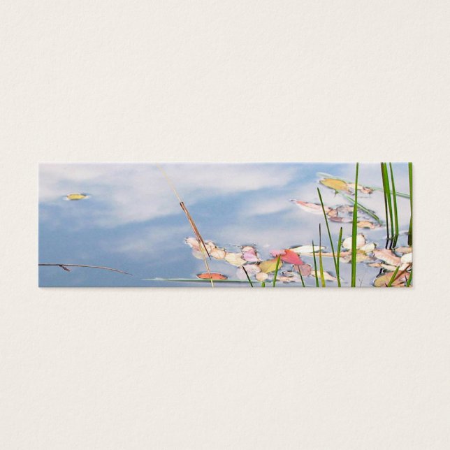 Tao van Water Bladwijzer Mini Visitekaartjes (Voorkant)