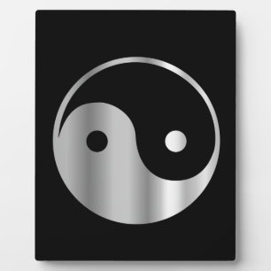 Taoïsme- Daoïsme- Ying en Yang religieus icoon Fotoplaat
