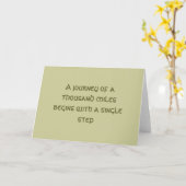 Taoïsme Quote Loa-Tzu Kaart (Gele Bloem)