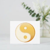 Taoïsme Symbool 5.6" x 4.25" Briefkaart (Staand voorkant)