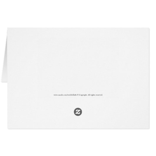 Taoïsme Symbool 5" x 7" Wenskaart (Achterkant Horizontaal)