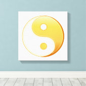 Taoïssymbool Canvas Afdruk (Insitu (Houten vloer))