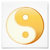 Taoïssymbool Foto Afdruk (Voorkant)